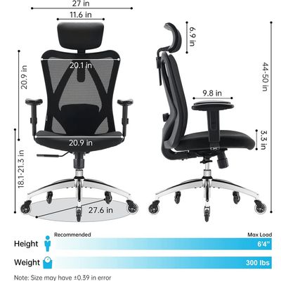 Xuer M18-025 High Back Mesh Chair with Customized Flexible Castor Wheels by Mahmayi